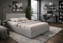 Fotografie 2 - Postel Fro Line 160x200 s roštem, úložným prostorem Mono 246, šedá