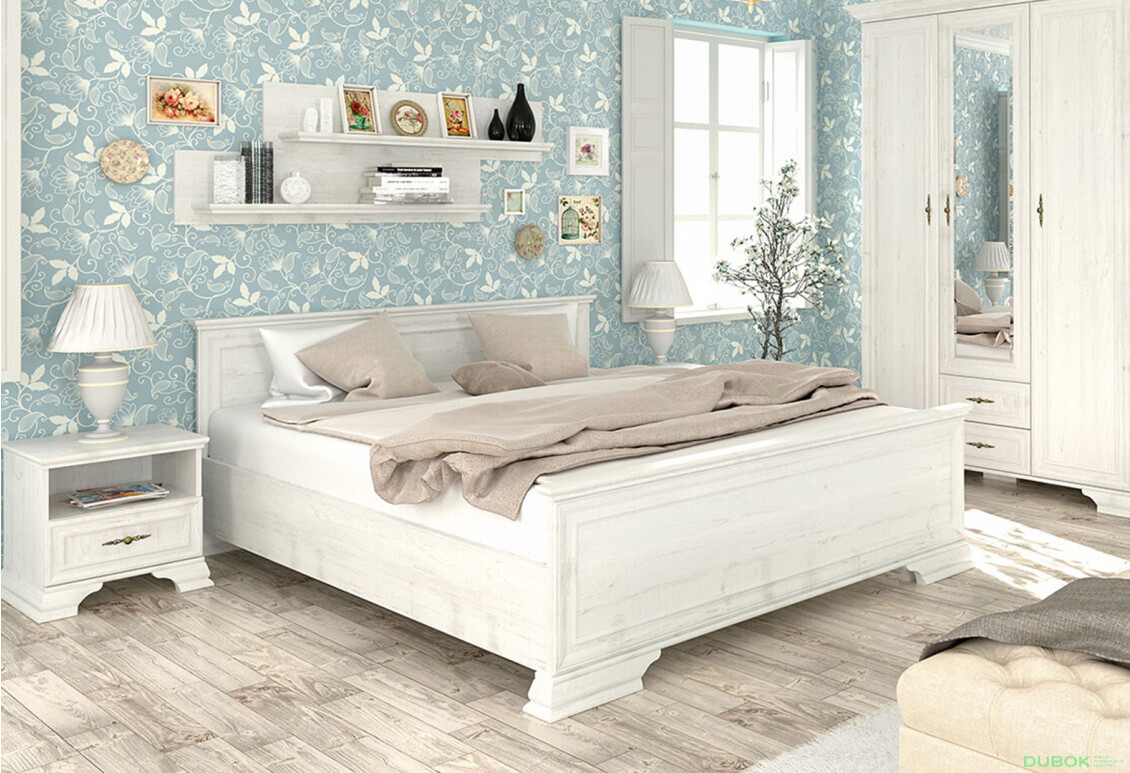 Fotografie 2 - Postel 160x200 s roštem borovice anderson Irys