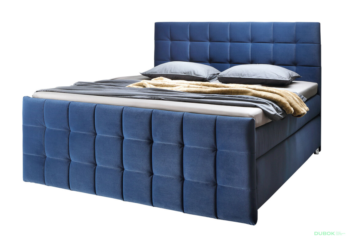 Postel Imperia 180x200 s roštem Matt Velvet 79 Davis, Soft-Top 9 cm