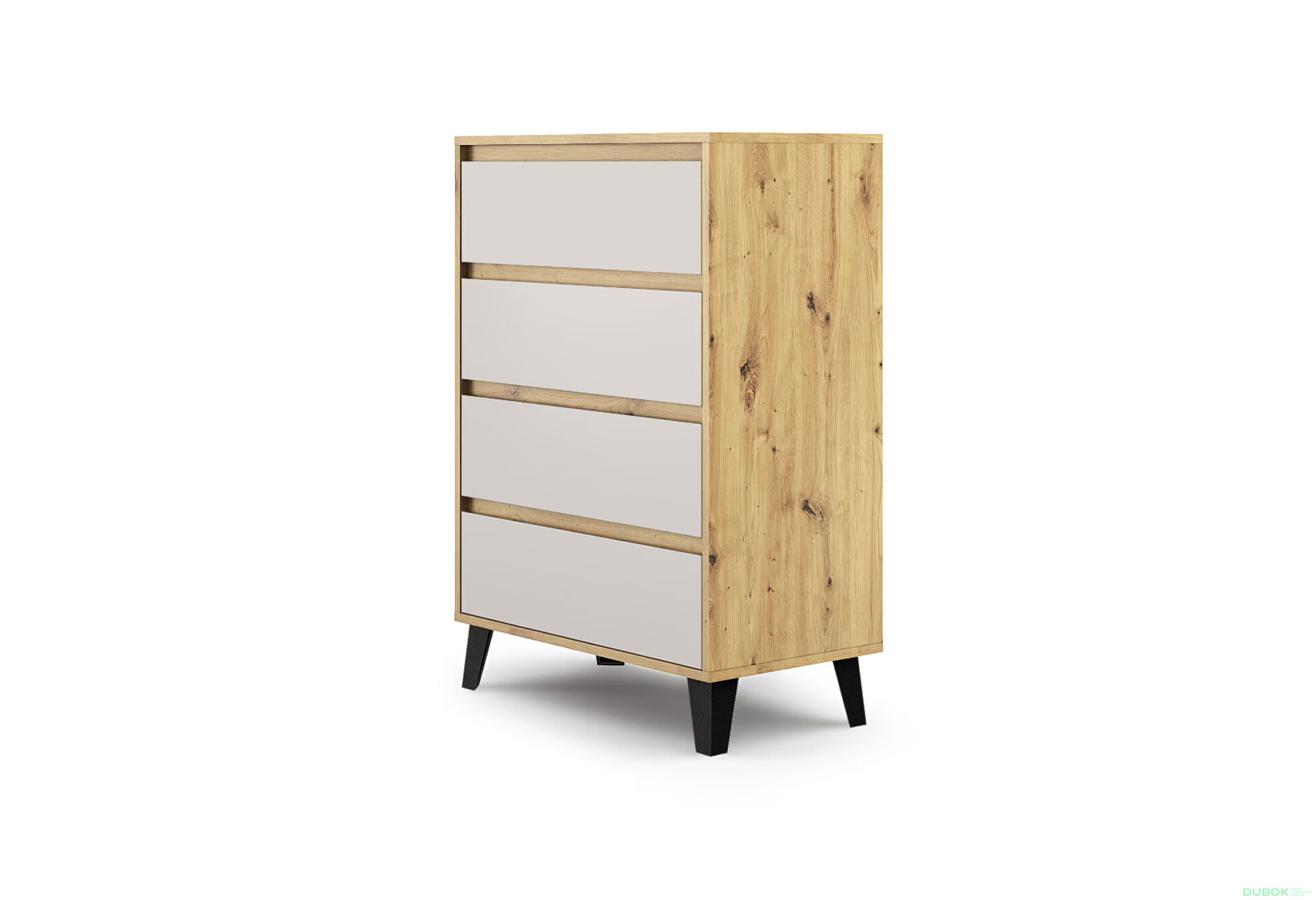 Fotografie 3 - Komoda Borg 4s/70 dub artisan / kašmír