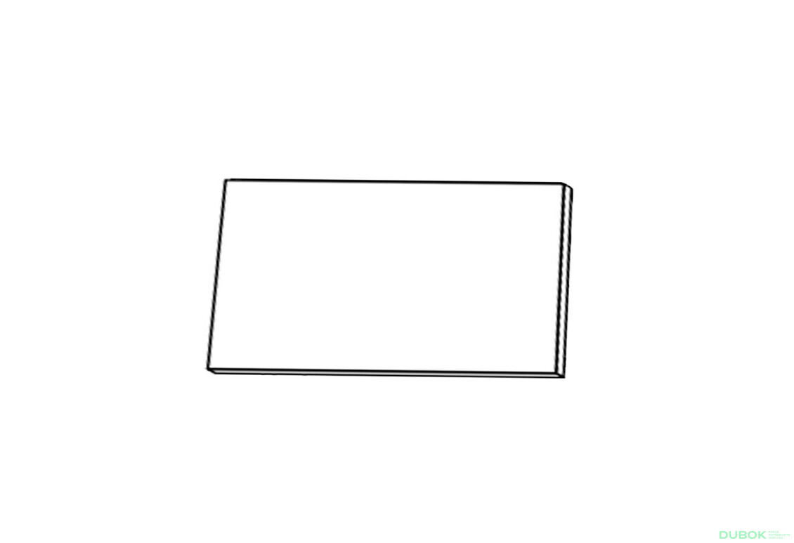 Fasáda 60V 1dveřové Plynový zvedák 450mm Leo