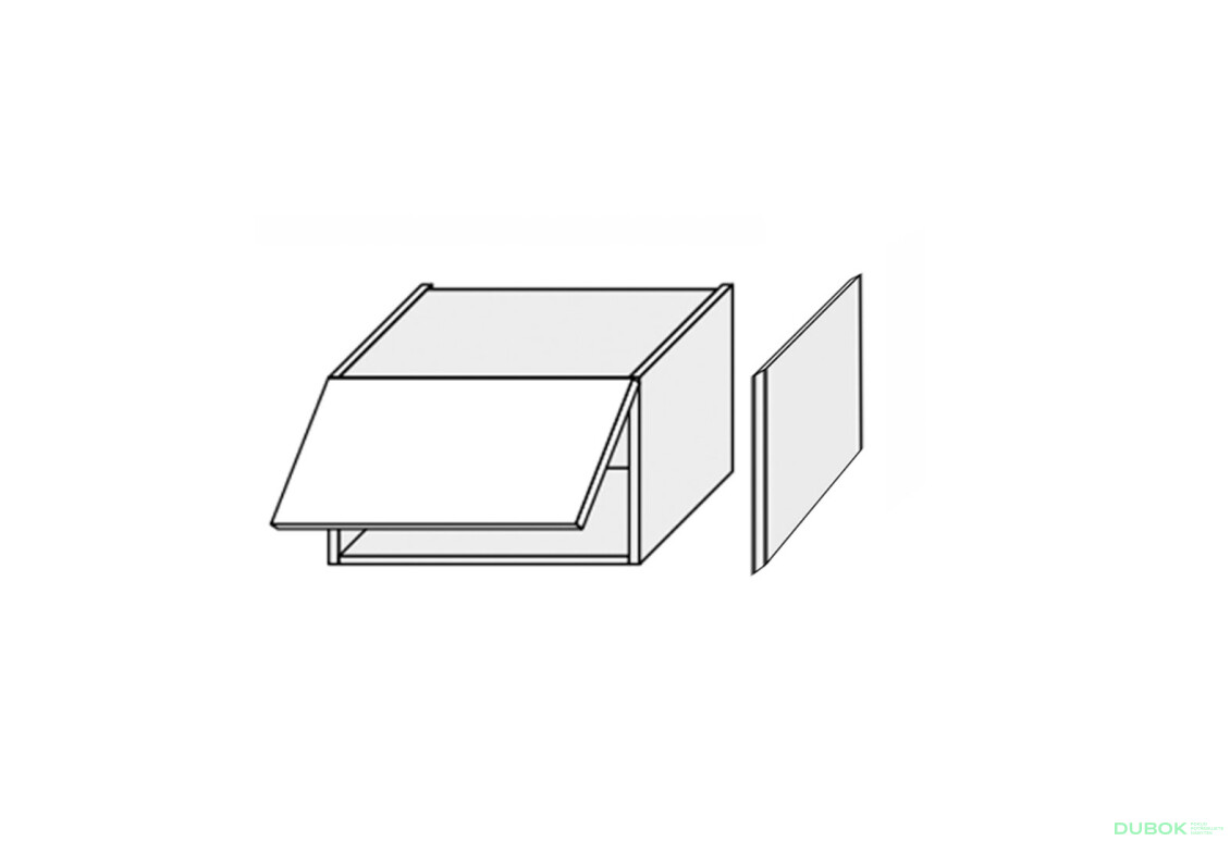 Boční panel horní 360 mm antresol Leo