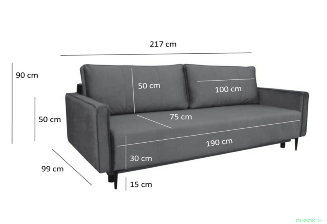 Pohovka Calmo 3DL Element23 - Fotografie 8 Fotografie 8 - Pohovka Calmo 3DL Element23