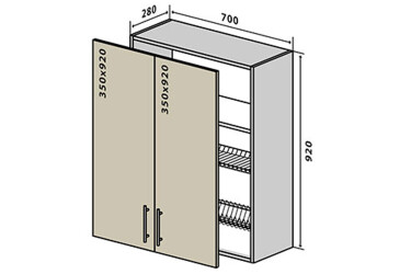 V89 Sušák 2D 70 Flat