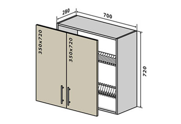 V87 Sušák 2D 70 Flat