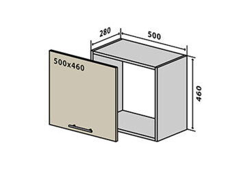 V29 Skříňka 1D 50 Flat