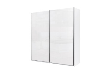Skříň s posuvnými dveřmi 2.0х2.1m (Dveře bílý lesk) Mila