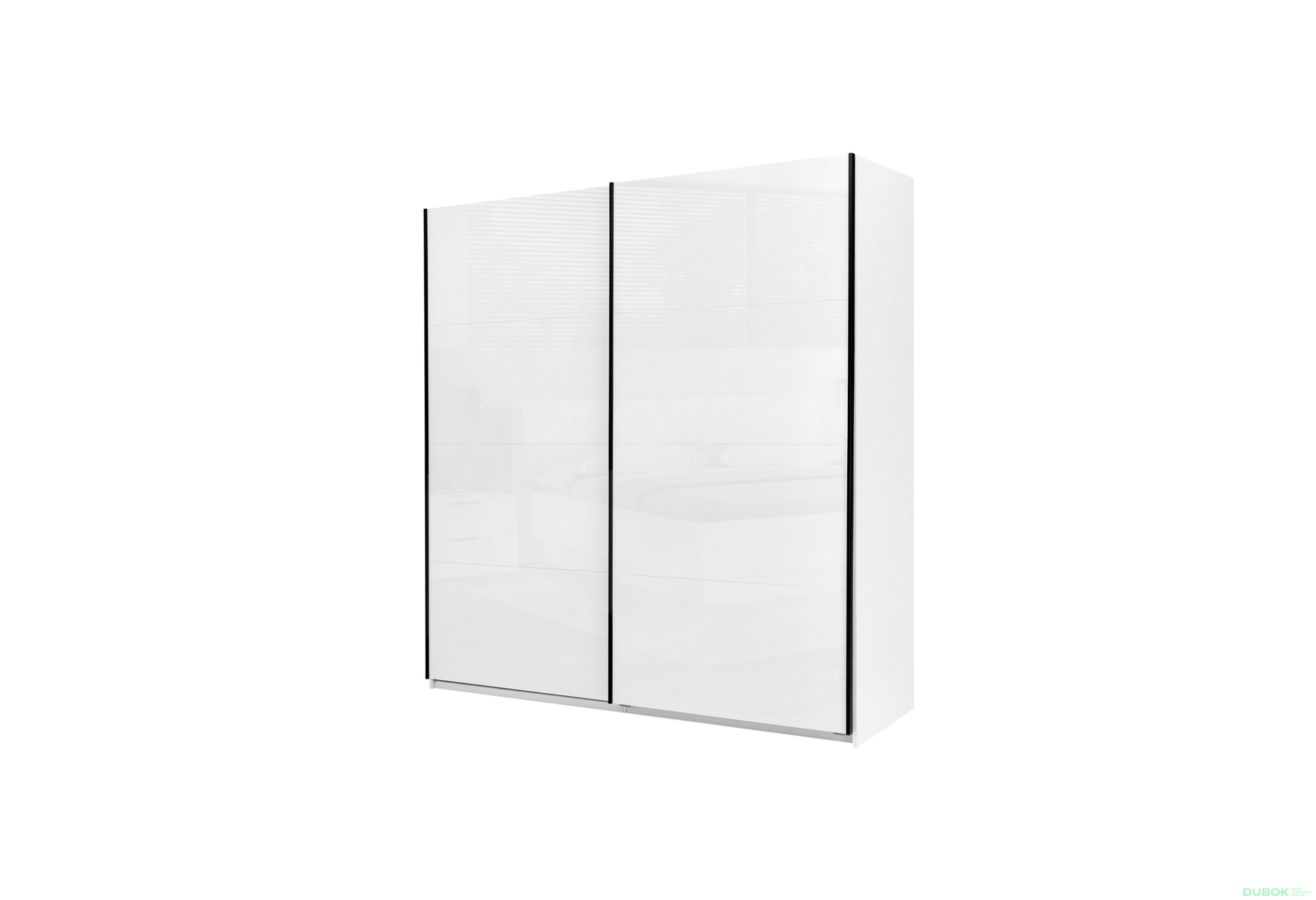 Fotografie 1 - Skříň s posuvnými dveřmi 2.0х2.1m (Dveře bílý lesk) Mila