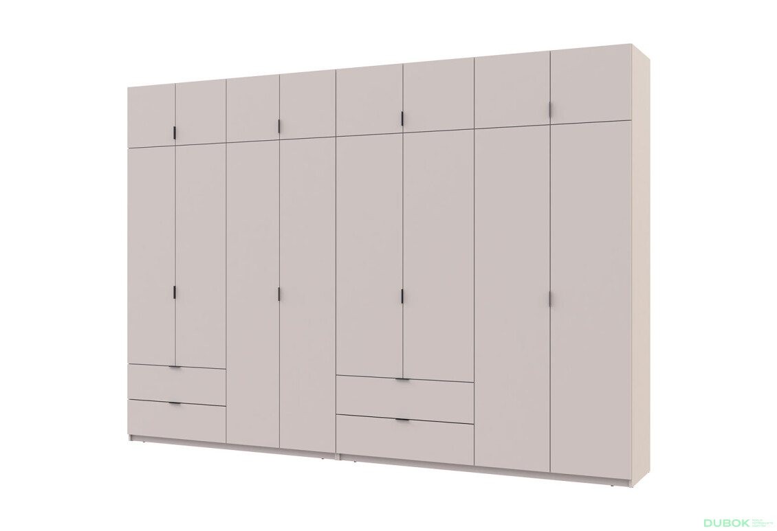 Skříň Lukas 4+4 DT 340 kašmír