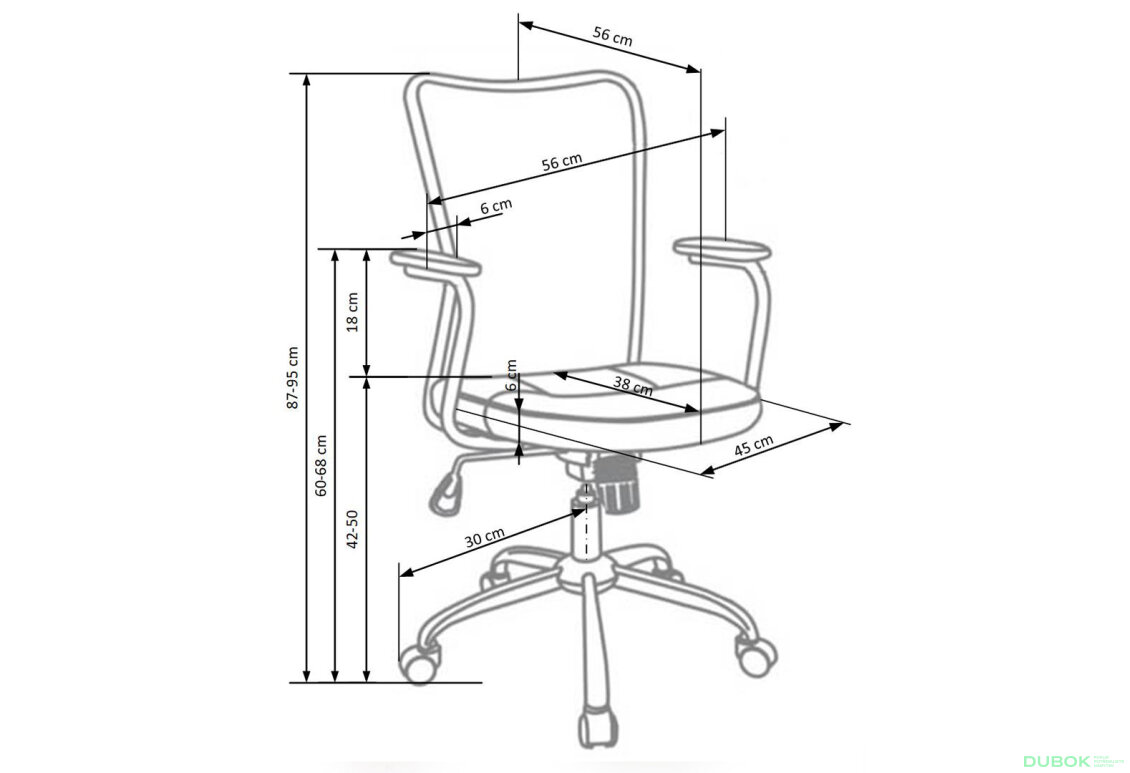Fotografie 4 - Otočné křeslo Andy popel / citronová