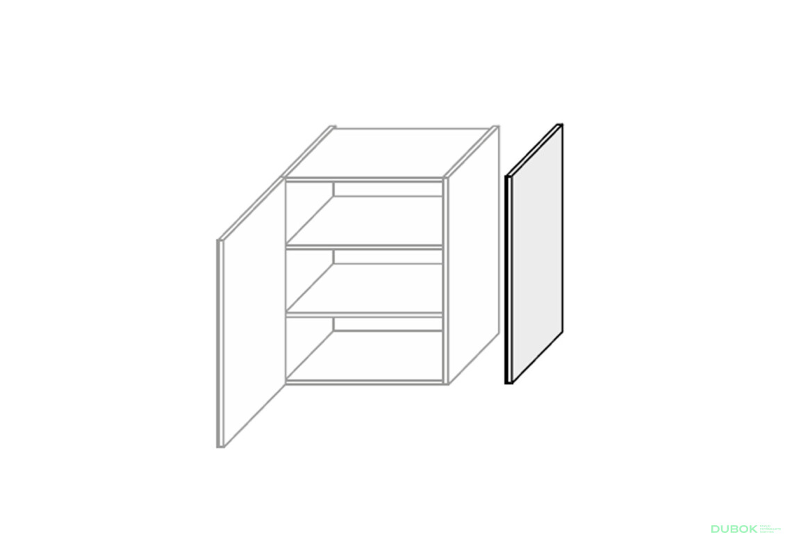 Boční panel horní 720mm - Fotografie 1 Fotografie 1 - Boční panel horní 720mm