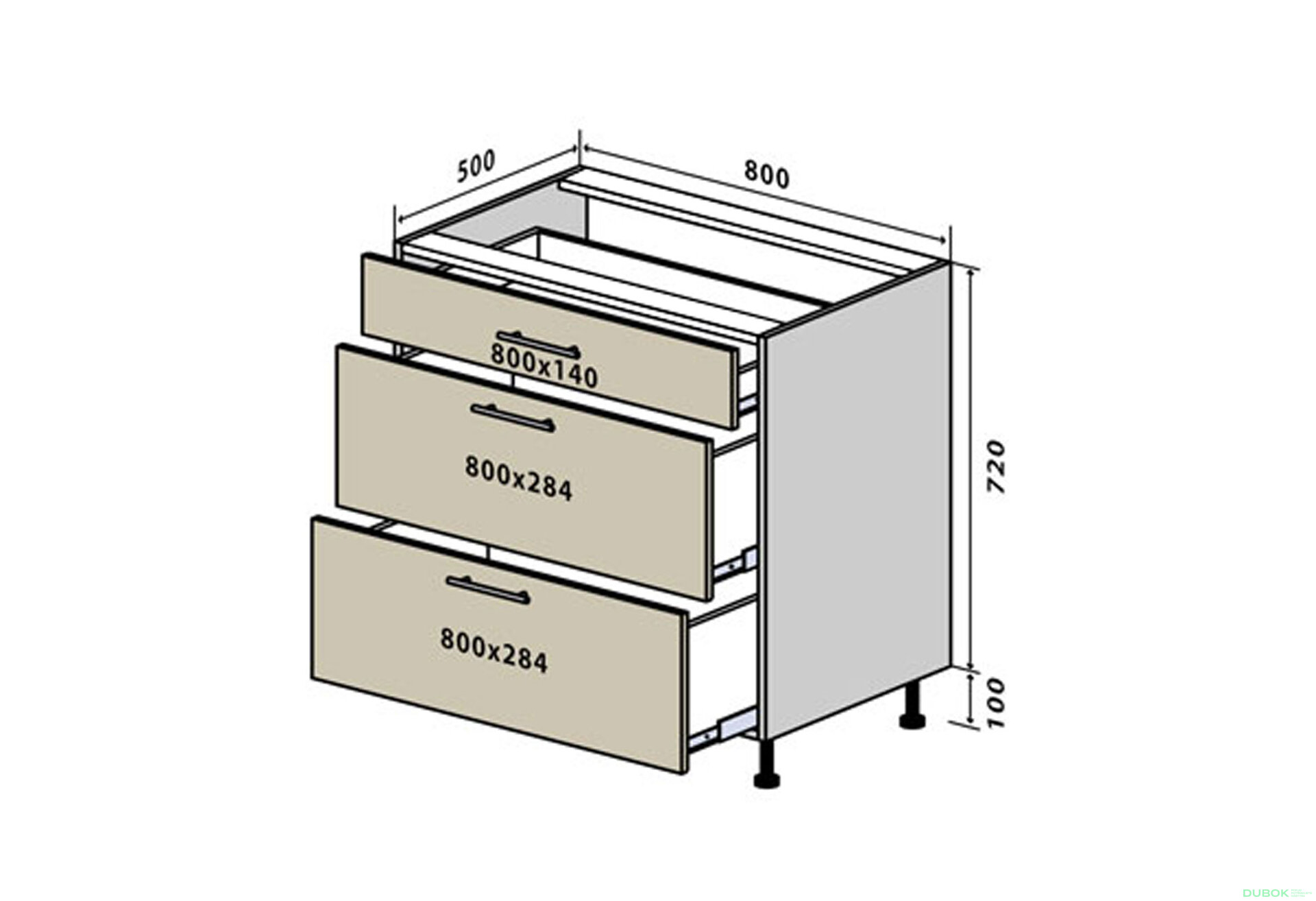 Fotografie 1 - N29 Skříňka 3Š 80 Sonata Luxe