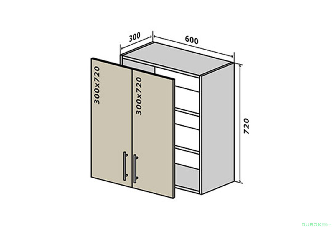 V6 Skříňka 2D 60 Sonata Luxe