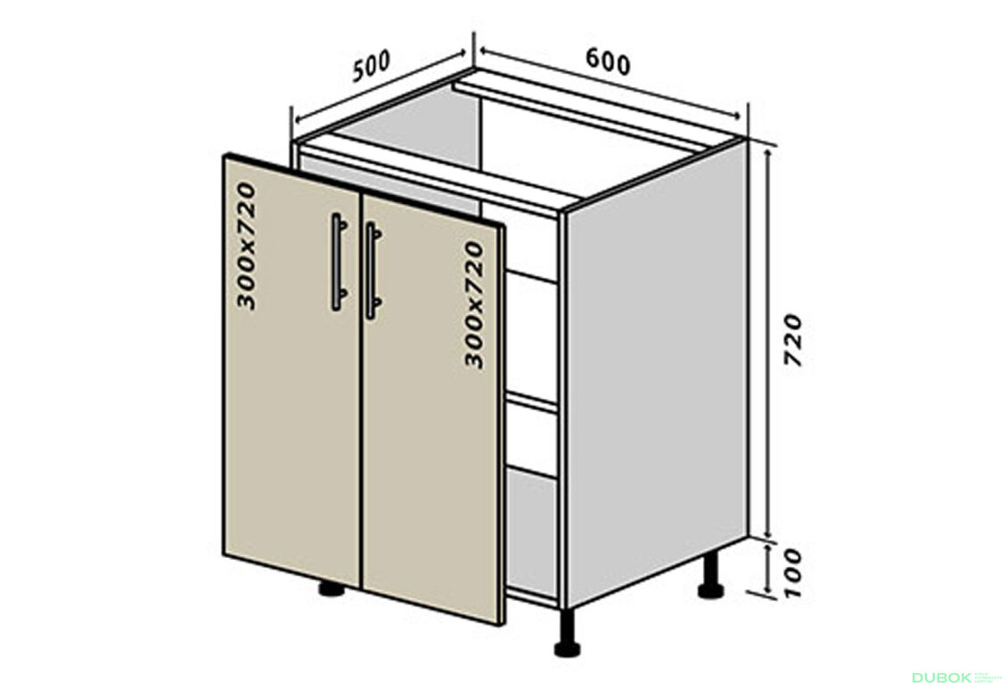N6 Skříňka 2D 60 Sonata Luxe