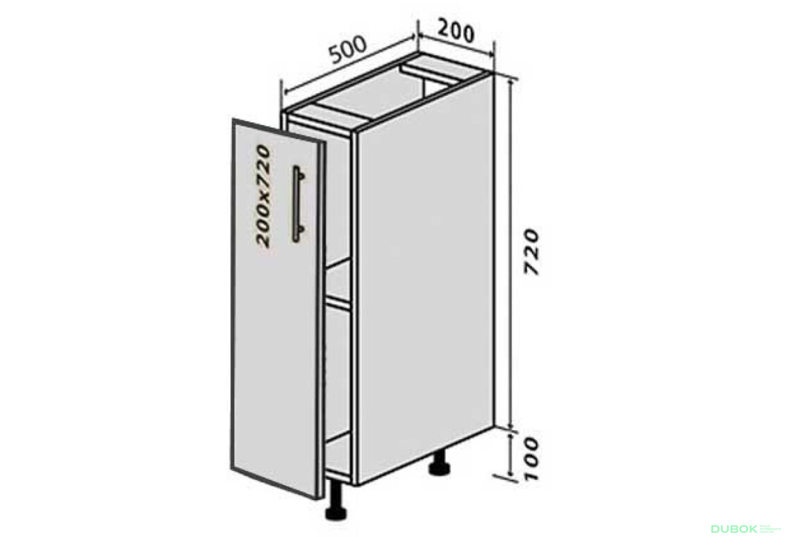 N1 Police + čelní dvířka 200x720 Sonata Luxe