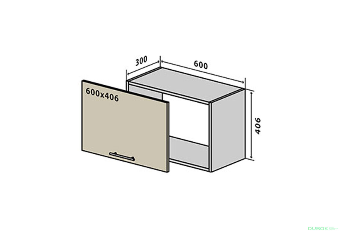 V13 horní skříňka nad digestoř 60 Sonata Luxe