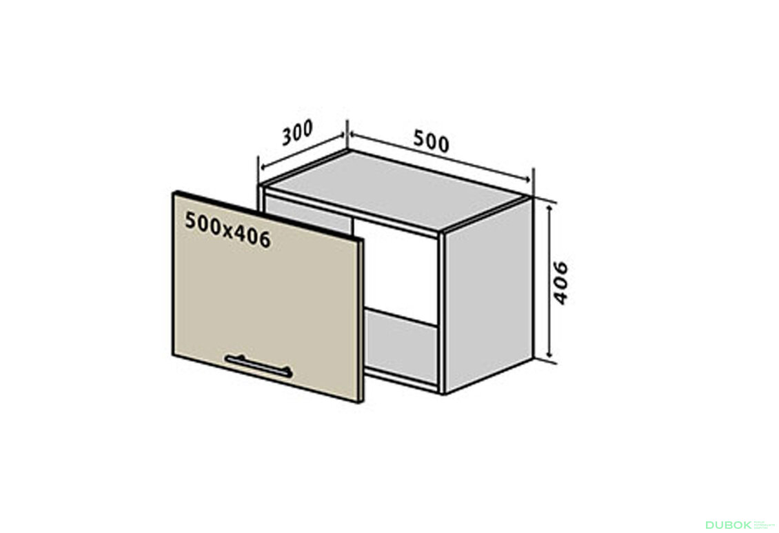V12 horní skříňka nad digestoř 50 Sonata Luxe