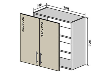 V86 Skříňka 2D 70 Sonata Luxe