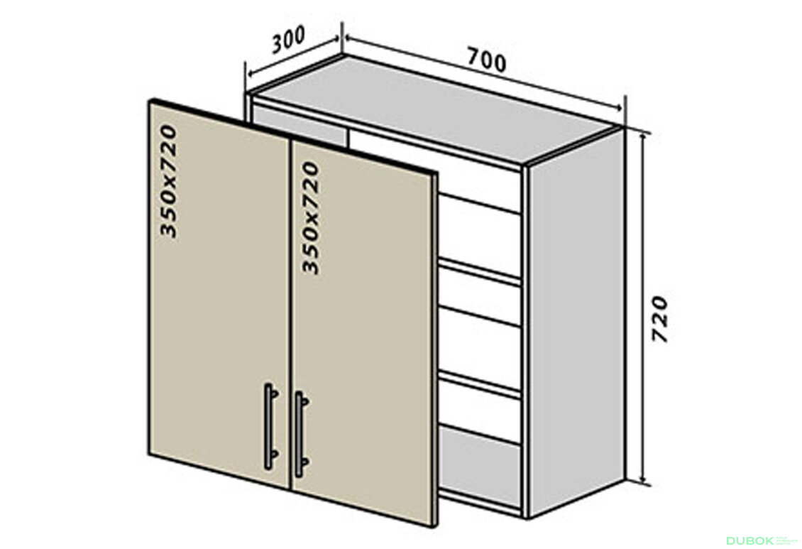 V86 Skříňka 2D 70 Sonata Luxe
