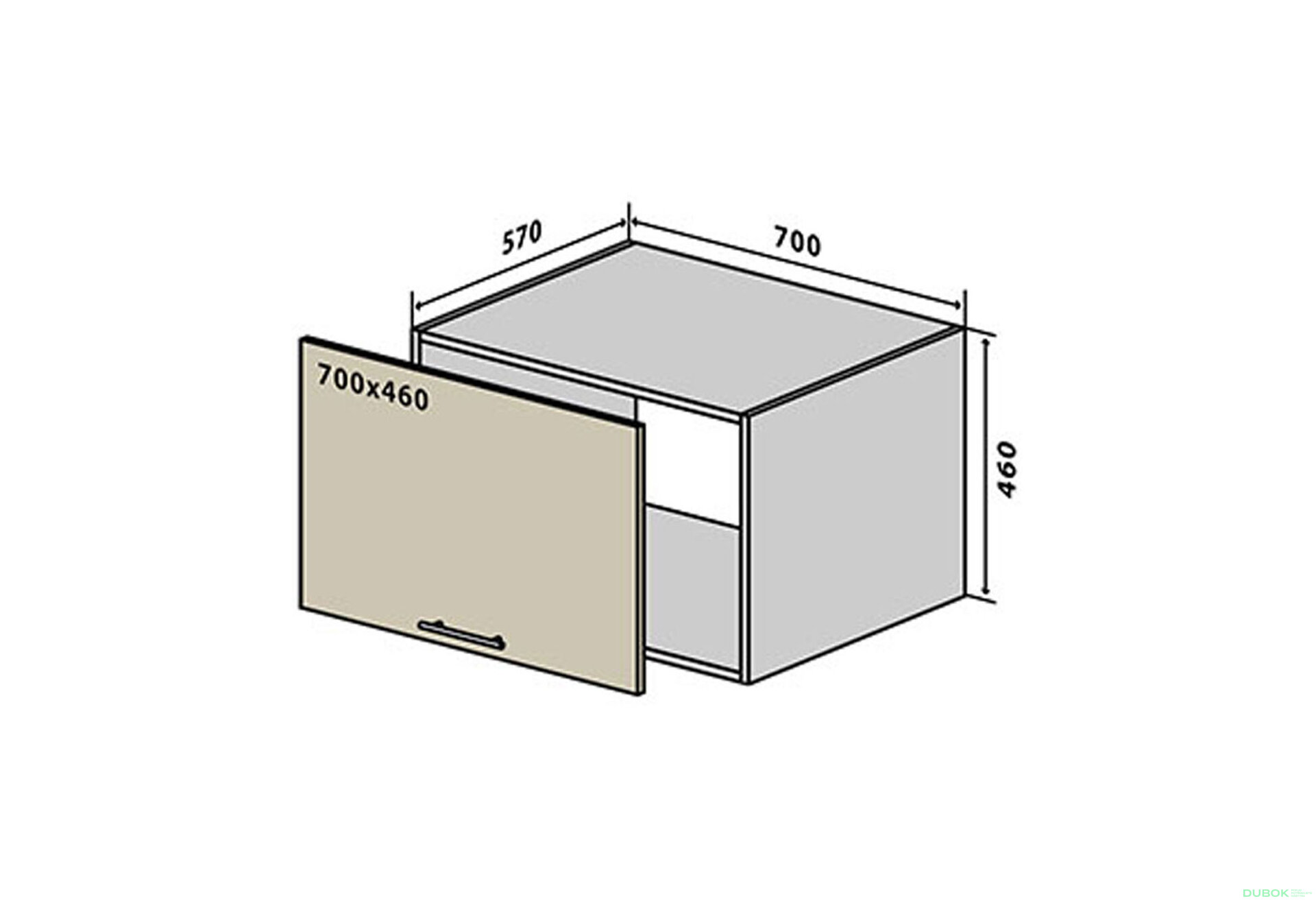 Fotografie 1 - V71 Skříňka 1D 70 Sonata Luxe