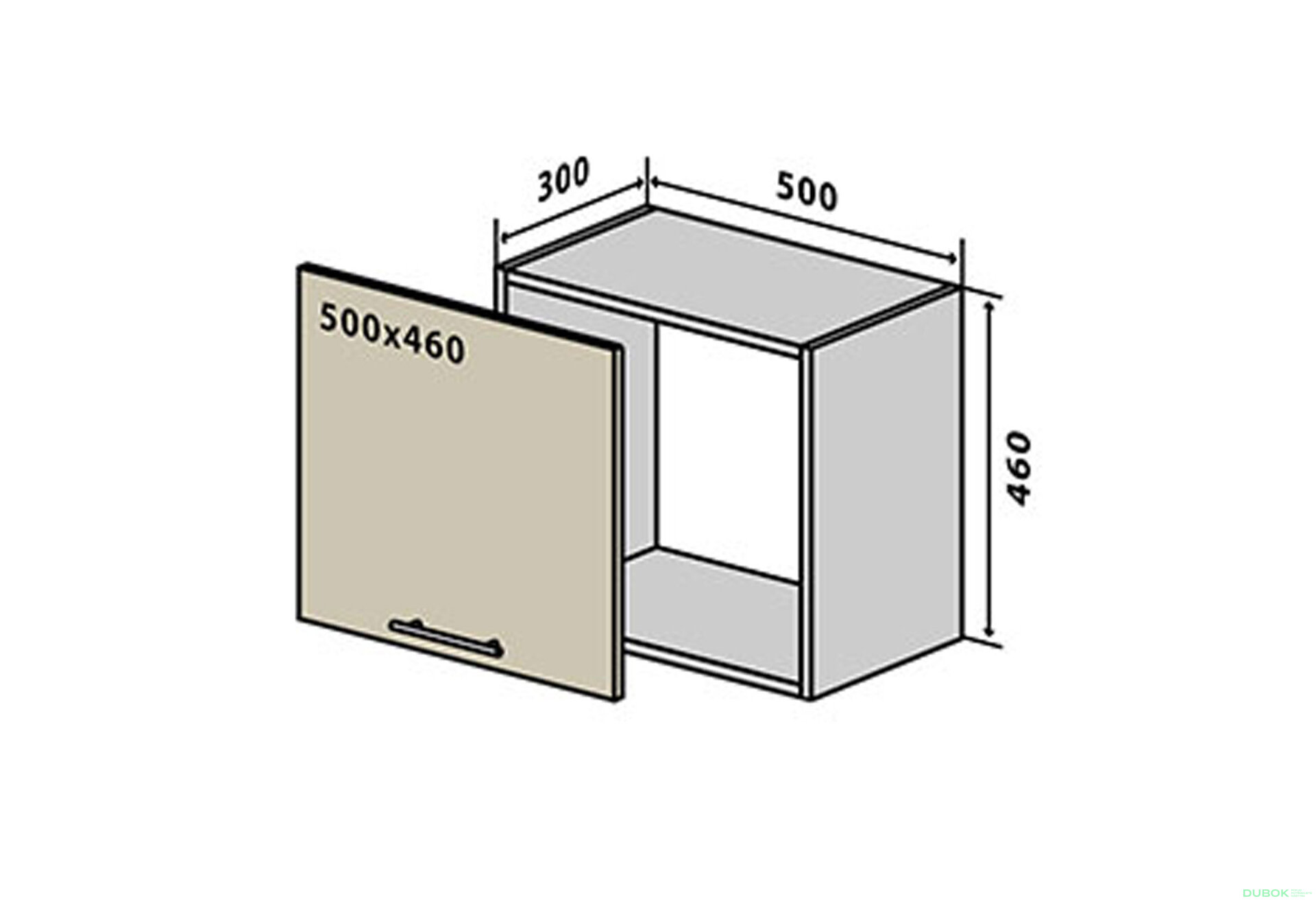 Fotografie 1 - V29 Skříňka 1D 50 Sonata Luxe