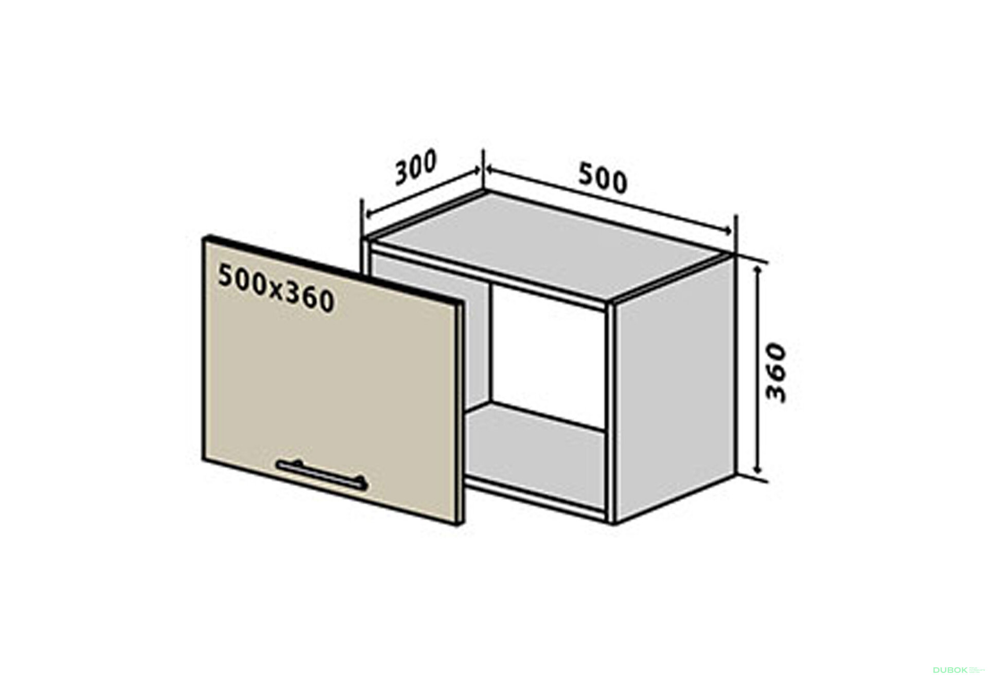 Fotografie 1 - V27 Skříňka 1D 50 Sonata Luxe