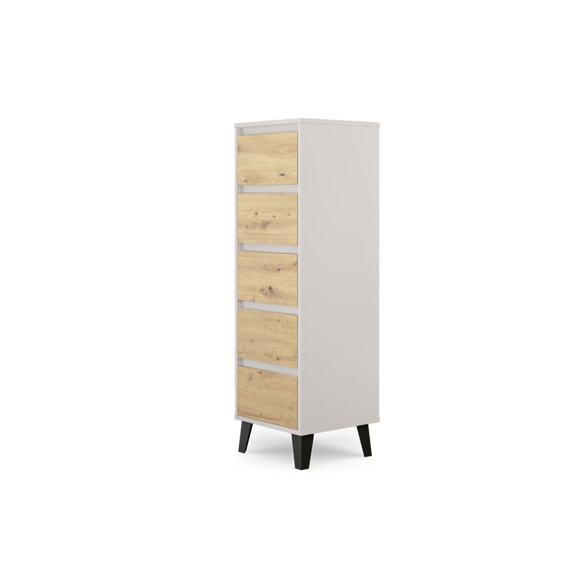 Komoda Borg 5s/40 kašmír / dub artisan (obrázek 2)