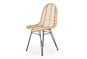Fotografie 1 - Židle K337 černý kov / přírodní ratan