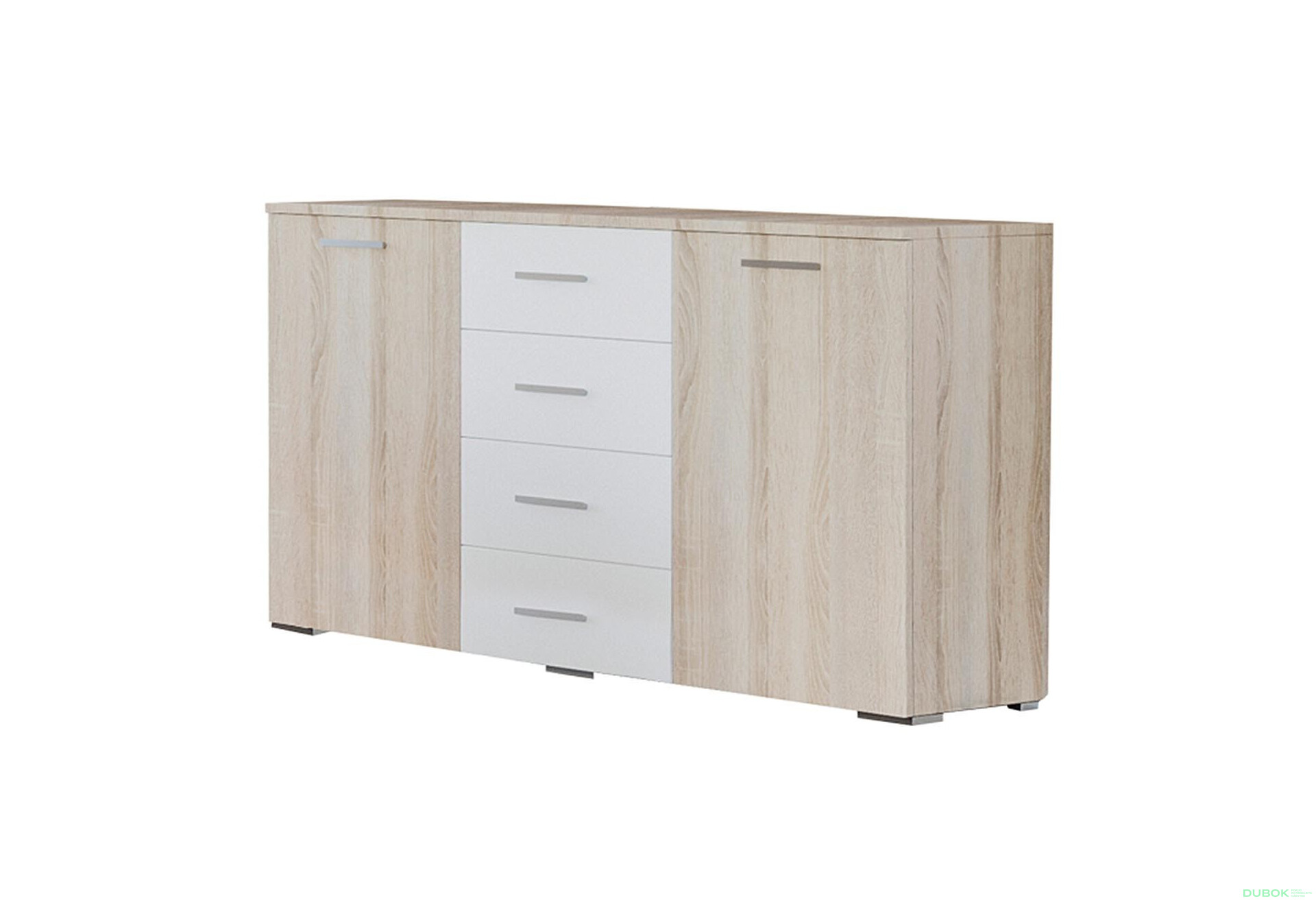 Komoda Lily Nova (dub sonoma / bílá) - Fotografie 1 Fotografie 1 - Komoda Lily Nova (dub sonoma / bílá)