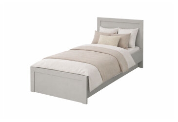 Komoda s 1 dveřmi a 3 zásuvkami lesklá bílá / dub cremona Olivia