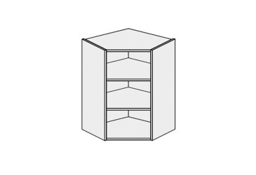Korpus RohV 45° 1dveřová 650x650 720mm