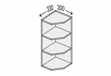 Vrchní část 30VZK/900 rohový konec Leo