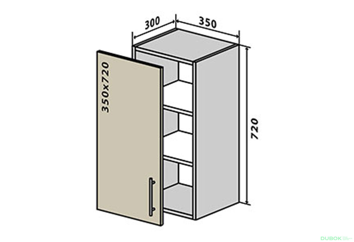 V19 Skříňka 1D 35 Sonata Luxe