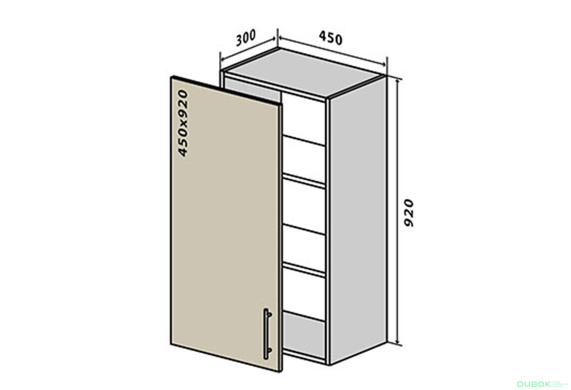 V44 Skříňka 1D 45 Sonata Luxe
