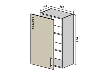 V45 Skříňka 1D 50 Sonata Luxe