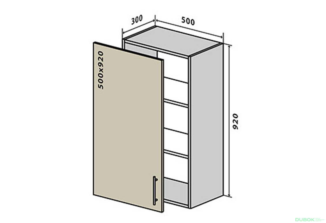 V45 Skříňka 1D 50 Sonata Luxe
