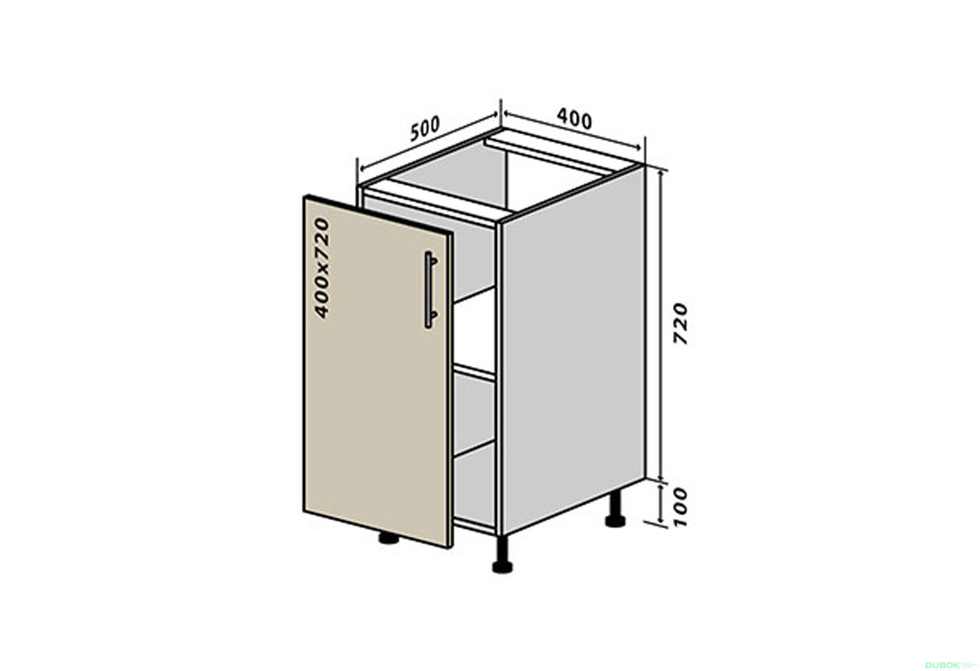 Fotografie 1 - N3 Skříňka 1D 40 Sonata Luxe