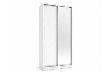 Skříň s posuvnými dveřmi 1200x2200x600 1LTD 1 Zrcadlo nymphaea alba, profil stříbrný