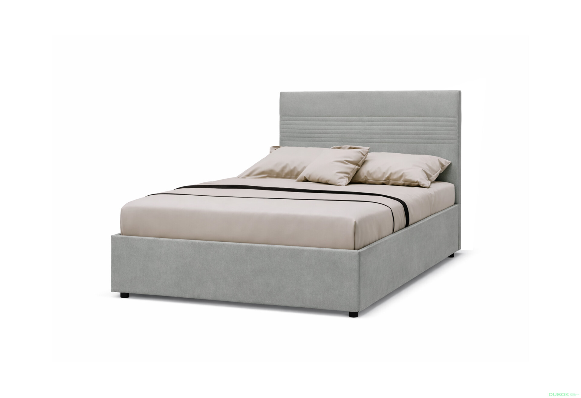 Fotografie 1 - Postel Fro Line 140x200 Mono 246, šedá