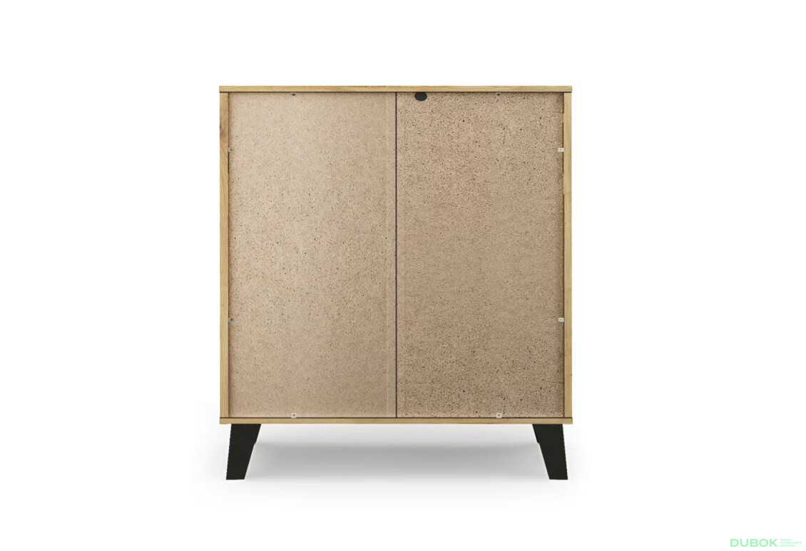 Fotografie 5 - Komoda Borg 3s/70 dub artisan / bílá