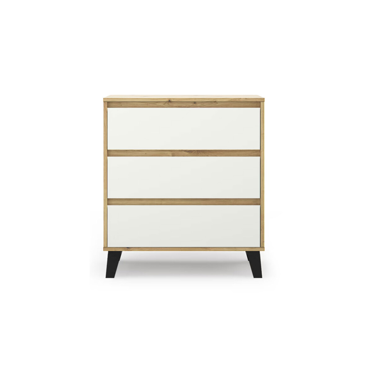 

Komoda Borg 3s/70 dub artisan / bílá