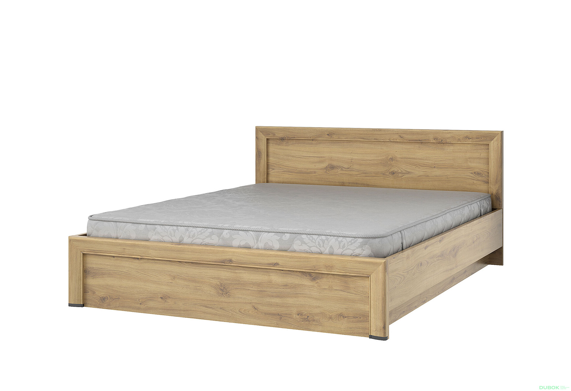 Postel 160x200 s roštem, úložným prostorem Sapori dub navarra - Fotografie 3 Fotografie 3 - Postel 160x200 s roštem, úložným prostorem Sapori dub navarra