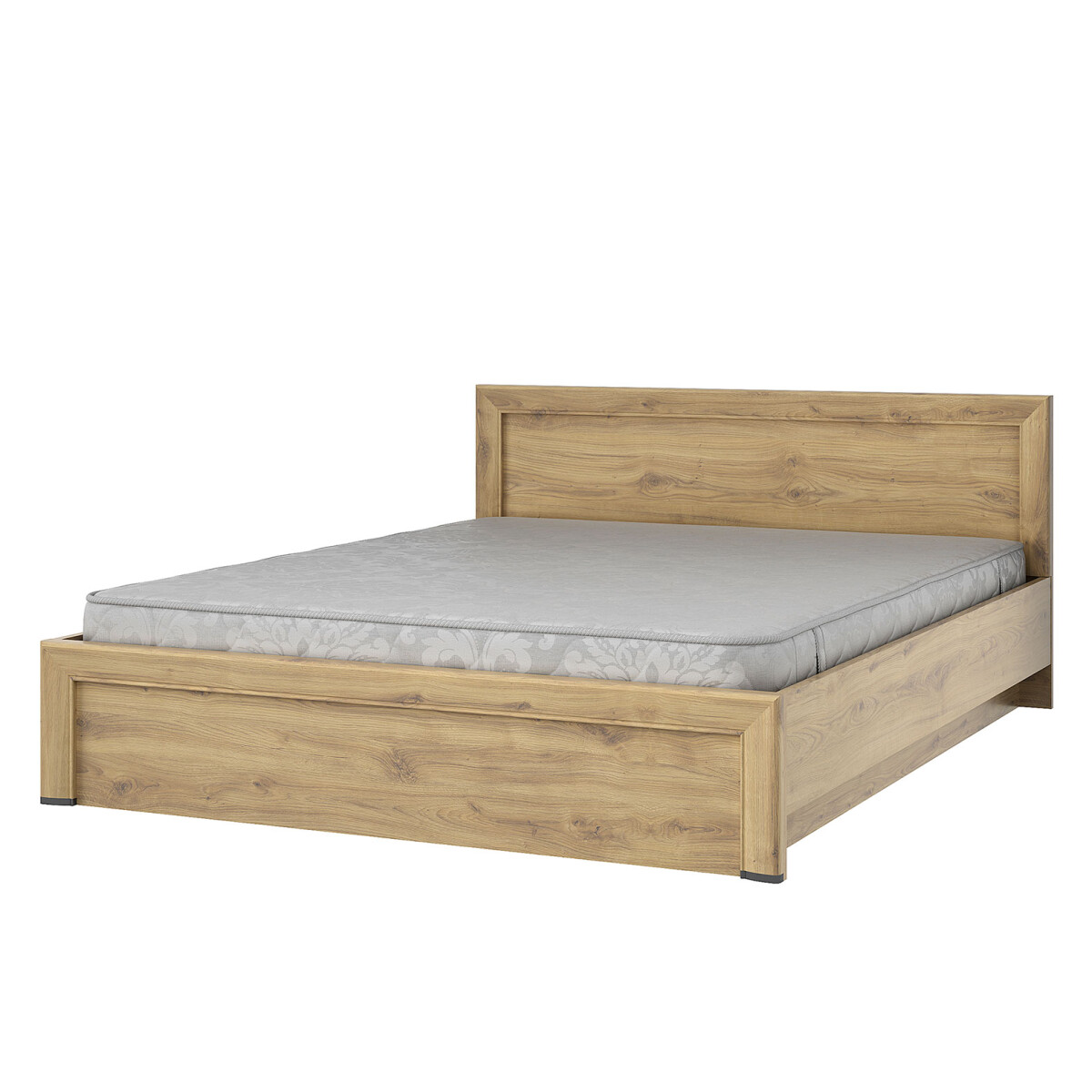 

Postel 160x200 s roštem, úložným prostorem Sapori dub navarra