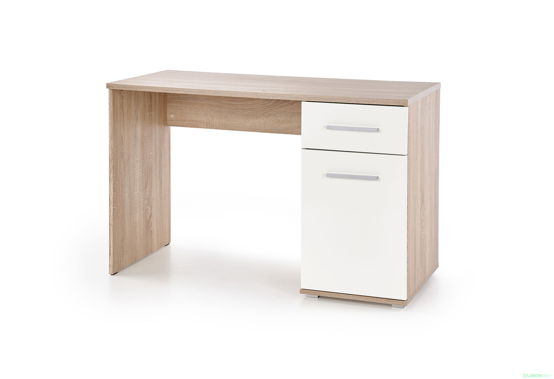 Psací stůl B1 dub sonoma / bílý - Fotografie 1 Fotografie 1 - Psací stůl B1 dub sonoma / bílý
