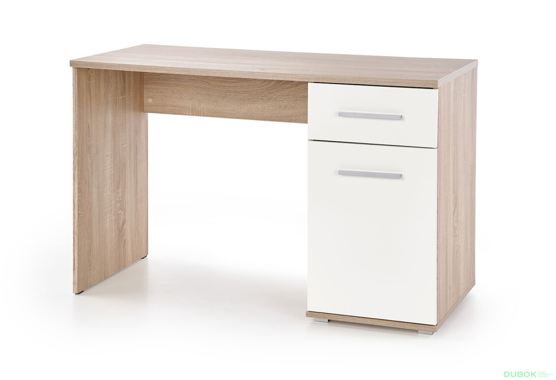 Psací stůl B1 dub sonoma / bílý - Fotografie 1 Fotografie 1 - Psací stůl B1 dub sonoma / bílý