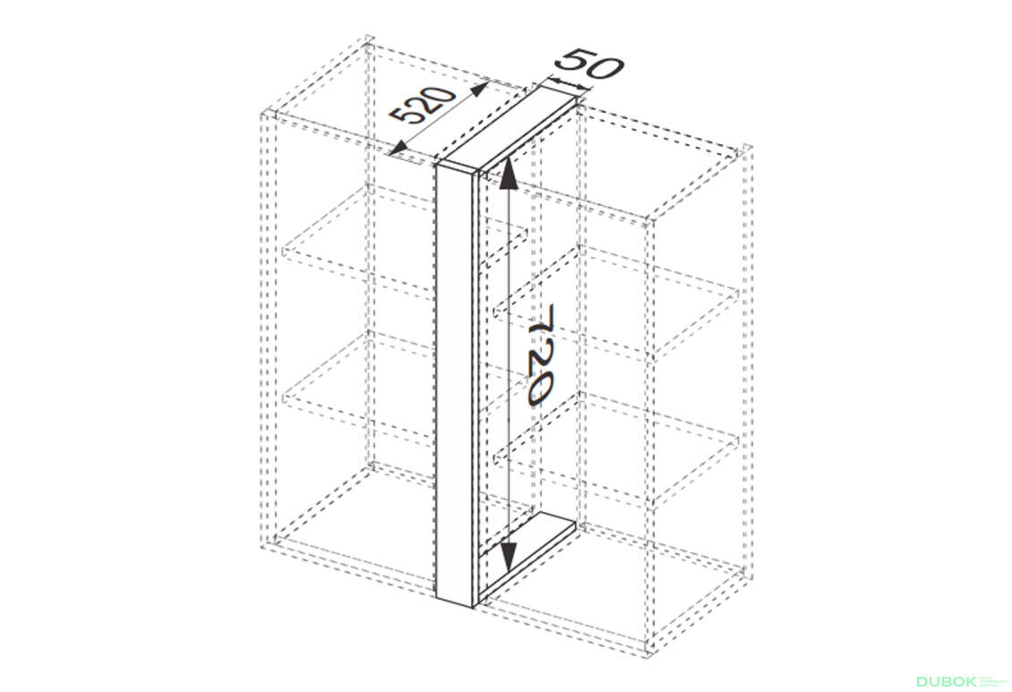 Fotografie 2 - Vrchní 5VP/720 pilíř