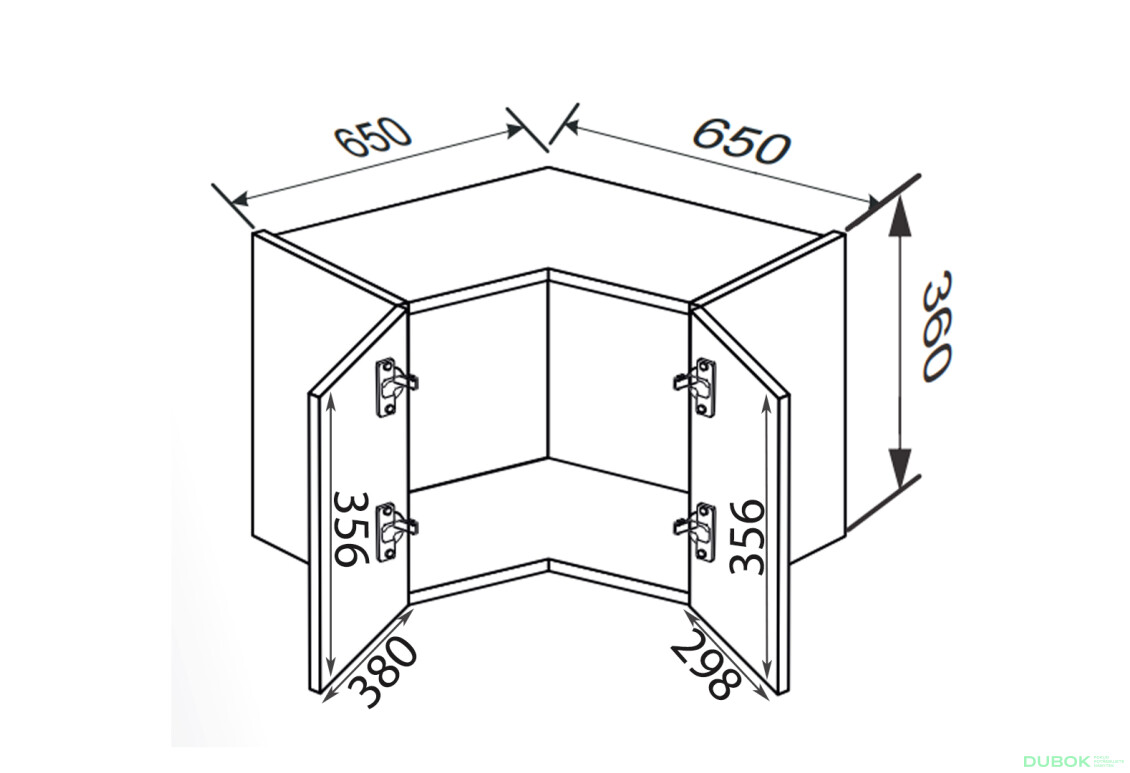 Vrchní roh V 90°/360 2dv Millenium - Fotografie 2 Fotografie 2 - Vrchní roh V 90°/360 2dv Millenium