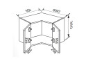 Vrchní roh V 90°/360 2dv Millenium - Fotografie 2 Fotografie 2 - Vrchní roh V 90°/360 2dv Millenium