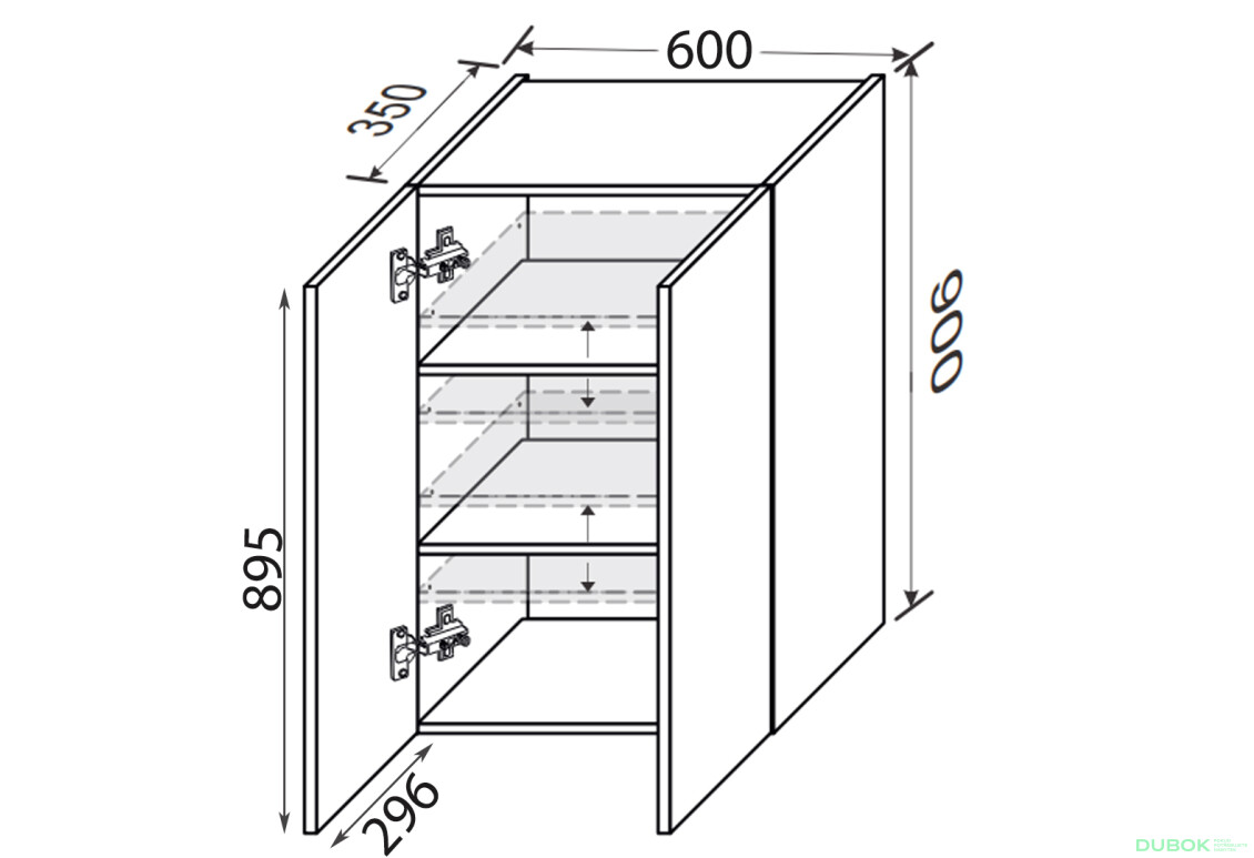 Vrchní 60V/900 2dv Pro Blum Millenium Premium - Fotografie 2 Fotografie 2 - Vrchní 60V/900 2dv Pro Blum Millenium Premium