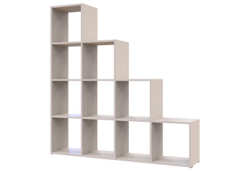 Regál otevřený Step 4х4 136.2х28.8х140.7 kašmír